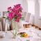 30 Inch Silk Bougainvillea Artificial Flowers,UV Resistant,Pack of 10 pcs, 30 Branch, Faux Flower Stems,Fake Bougainvillea Vines, Using for Wedding & Porch & Home & Party & Garden Decor(Purple Red)
